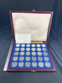 Group of Half Dollars with holder