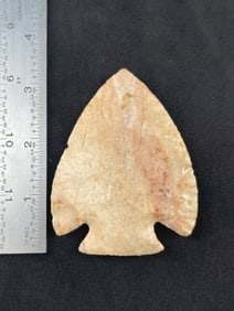 3 & 3/8" Snyders from Missouri Indian Artifact Arrowhead