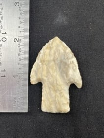 Calf Creek Indian Artifact Arrowhead