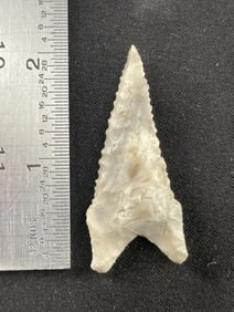 Dalton Indian Artifact Arrowhead