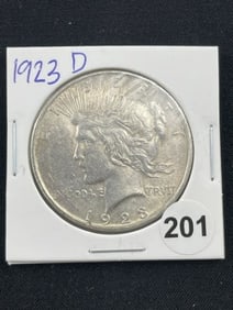 1923 D Peace Silver Dollar Coin