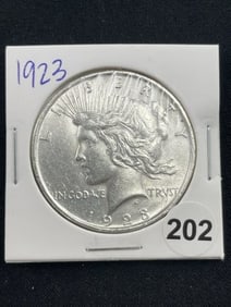 1923 Peace Silver Dollar Coin