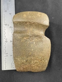 Small Grooved Axe Indian Artifact Arrowhead