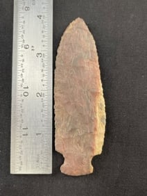 3 & 7/8" Benton from Tennessee Indian Artifact Arrowhead