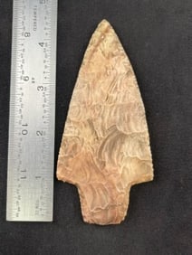 4 & 1/2" Adena from Illinois Indian Artifact Arrowhead