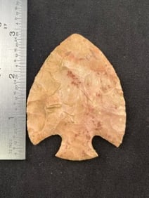 2 & 7/8" Hopewell from Illinois Indian Artifact Arrowhead