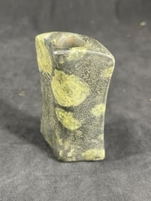 Saddle Back Bannerstone Indian Artifact Arrowhead