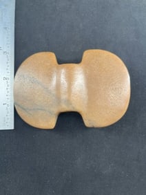 Quartz Bannerstone Indian Artifact Arrowhead
