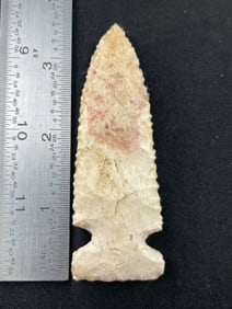 3 & 1/2" Hickory Ridge Indian Artifact Arrowhead