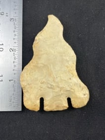 3 & 1/8" Unusual Calf Creek Indian Artifact Arrowhead