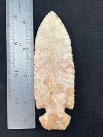 4 & 3/8" Dovetail Indian Artifact Arrowhead