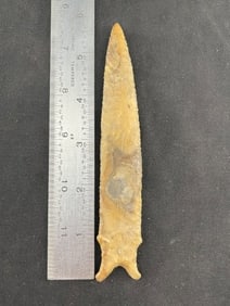 5 & 7/8" Dalton Indian Artifact Arrowhead