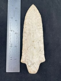 5 & 1/4" Adena Indian Artifact Arrowhead