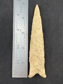 4 & 7/8" Dalton Indian Artifact Arrowhead