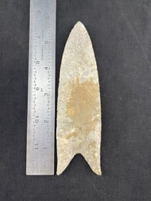 5 & 3/4" Dalton Indian Artifact Arrowhead