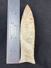 4 & 5/8" Paleo Point Indian Artifact Arrowhead