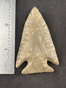 2 & 1/2" Marshall Indian Artifact Arrowhead