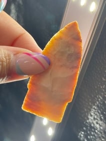 2 & 3/8" Scottsbluff Indian Artifact Arrowhead