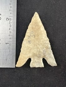 2 & 1/8" Texas Point Indian Artifact Arrowhead