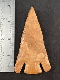 3 & 7/8" Calf Creek Indian Artifact Arrowhead