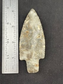 4" Adena Indian Artifact Arrowhead