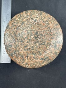 Large Discoidal beautiful material Indian Artifact Arrowhead
