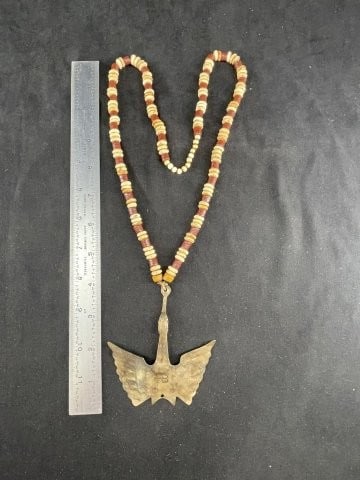 Hudson Bay Trade Necklace Indian Artifact Arrowhead (1 of 5)