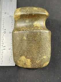 Miniature Grooved Axe Indian Artifact Arrowhead