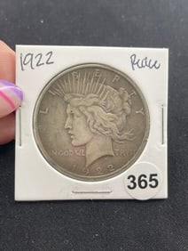 1922 Peace Silver Dollar Coin
