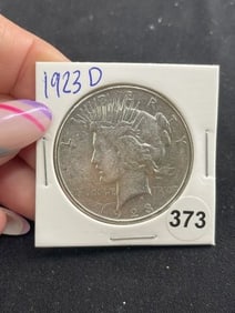 1923 D Peace Silver Dollar Coin