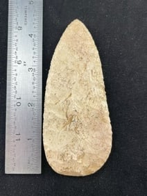 4 & 3/8" North Blade from Illinois Indian Artifact Arrowhead