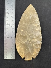 5 & 1/8" Basetang from Texas Indian Artifact Arrowhead