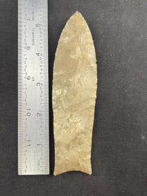 5 & 3/8" Clovis from Texas Indian Artifact Arrowhead