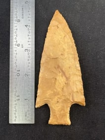 4 & 5/8" Hardin from Texas Indian Artifact Arrowhead