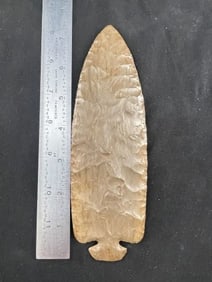7 & 3/8" Dovetail from Texas Indian Artifact Arrowhead
