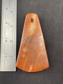 3 & 3/4" Quartz Pendant Indian Artifact Arrowhead