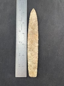 6 & 1/4" Agate Basin from Texas Indian Artifact Arrowhead