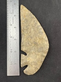 5 & 3/4" Tang Knife from Texas Indian Artifact Arrowhead