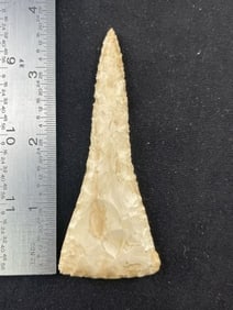 3 & 3/4" Drill from Texas Indian Artifact Arrowhead