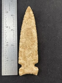 4 & 5/8" Graham Cave Indian Artifact Arrowhead