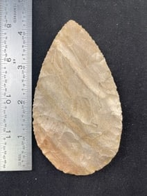 4 & 3/8" North Blade from Illinois Indian Artifact Arrowhead