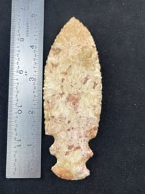 4 & 7/8" Triple Notch Indian Artifact Arrowhead