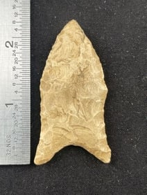 Dalton Indian Artifact Arrowhead