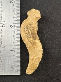 Snake Effigy Pendant Indian Artifact Arrowhead