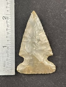 Side Notch Indian Artifact Arrowhead