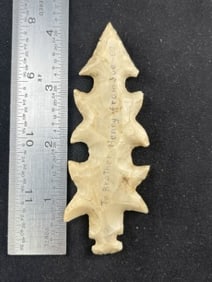 Tussinger Eccentric Indian Artifact Arrowhead