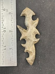 Tussinger Eccentric Indian Artifact Arrowhead