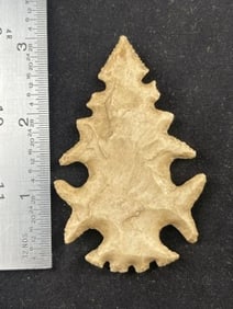 Tussinger Eccentric Indian Artifact Arrowhead