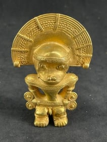 Tumbaga Tairona Gold Figurine UNKNOWN MATERIAL