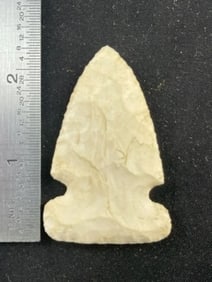 Side Notch Indian Artifact Arrowhead